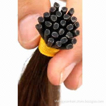 100% Remy hair keratin tip hair prebonded hair extension